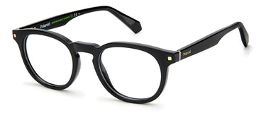 Premium Women Polaroid Eyeglasses: PLD D435 - Black - SpecSMART Eye Clinic (Diagonal View)
